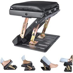 Adjustable Footrest with Removable Soft Foot Rest Pad Max-Load 120Lbs